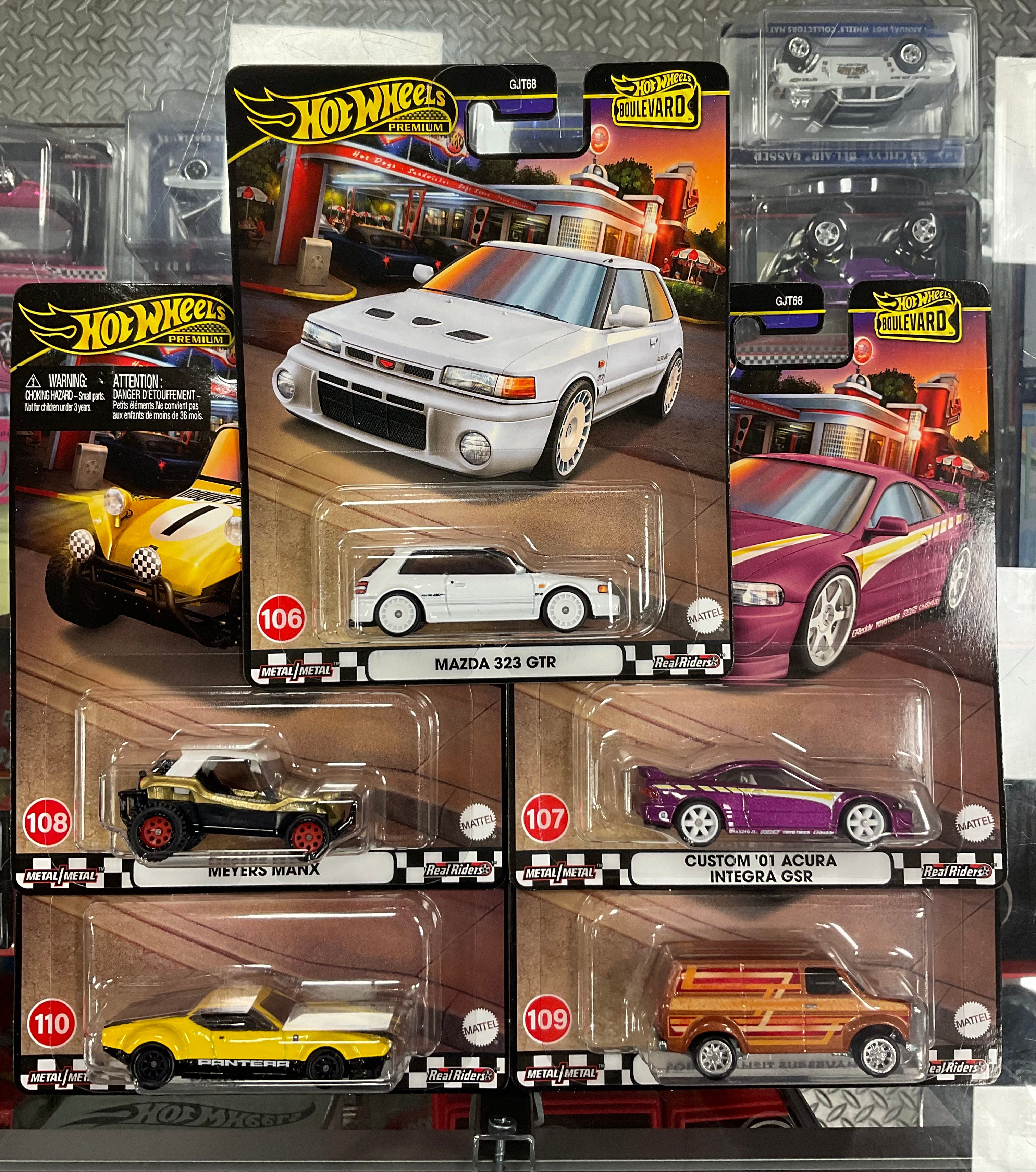 Hot Wheels Boulevard Set 106-110 956Y – Diecastz