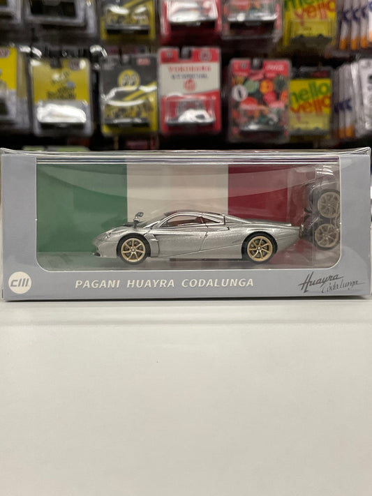 CM Model Pagani Huayra Codalunga Metallic Silver