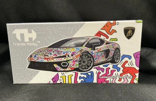 Trends Hobby Lamborghini Temerario x Keith Haring Car Taiwan Exclusive