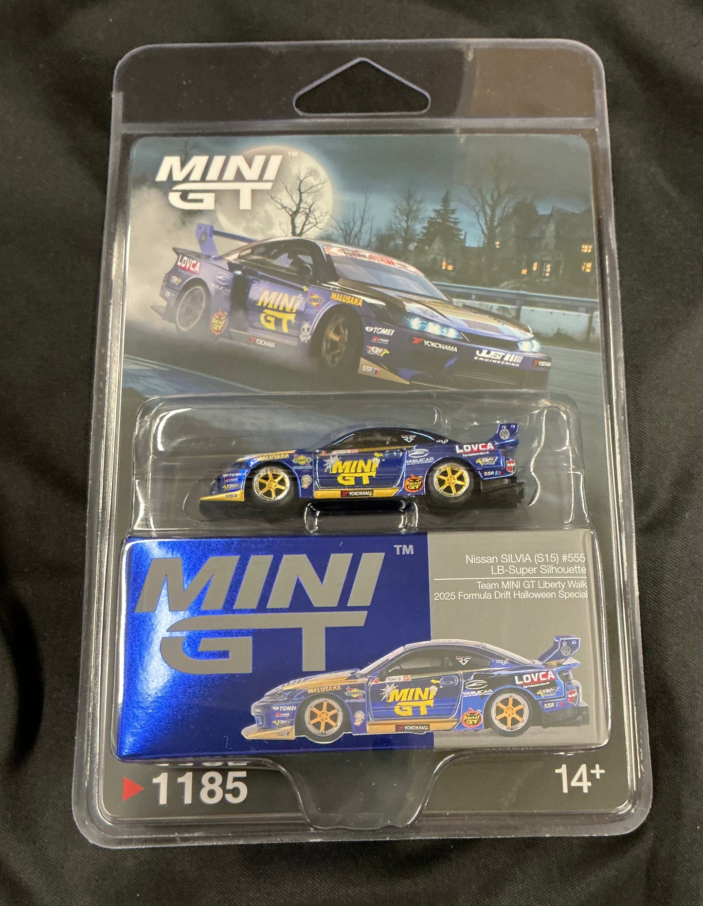 Mini GT Nissan LB-Super Silhouette S15 SILVIA #555 Halloween Special #1185