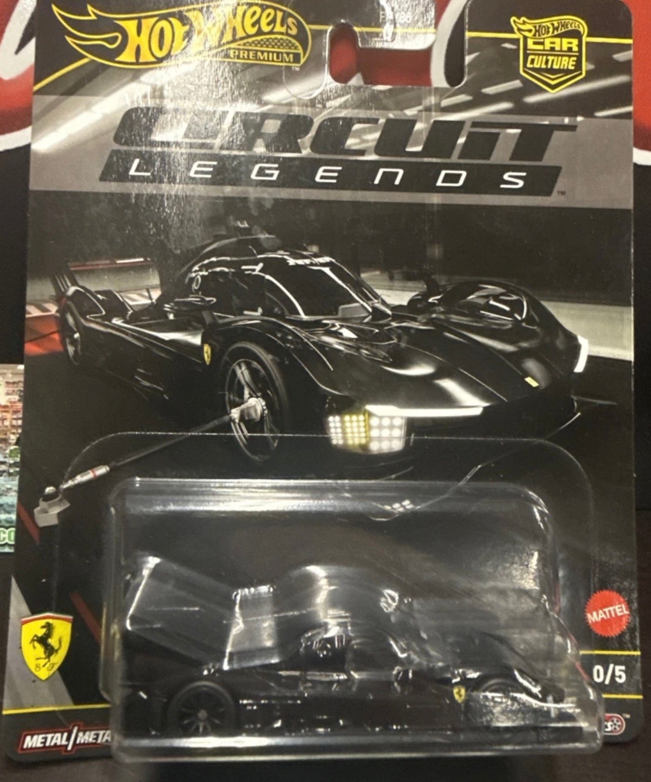 Hot Wheels Circuit Legends Chase Ferrari 499P W/Protector