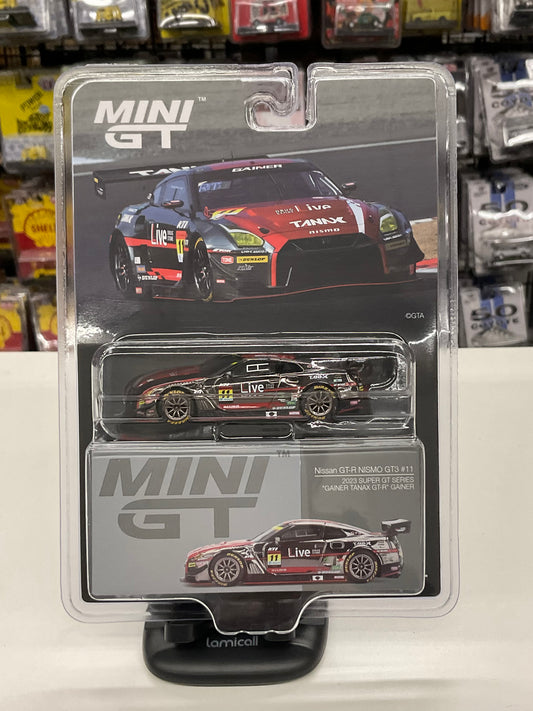 Mini GT 861 Nissan GT-R Nismo GT3 #11 2023 Super GT Series “Gainer Tanax GT-R” Gainer