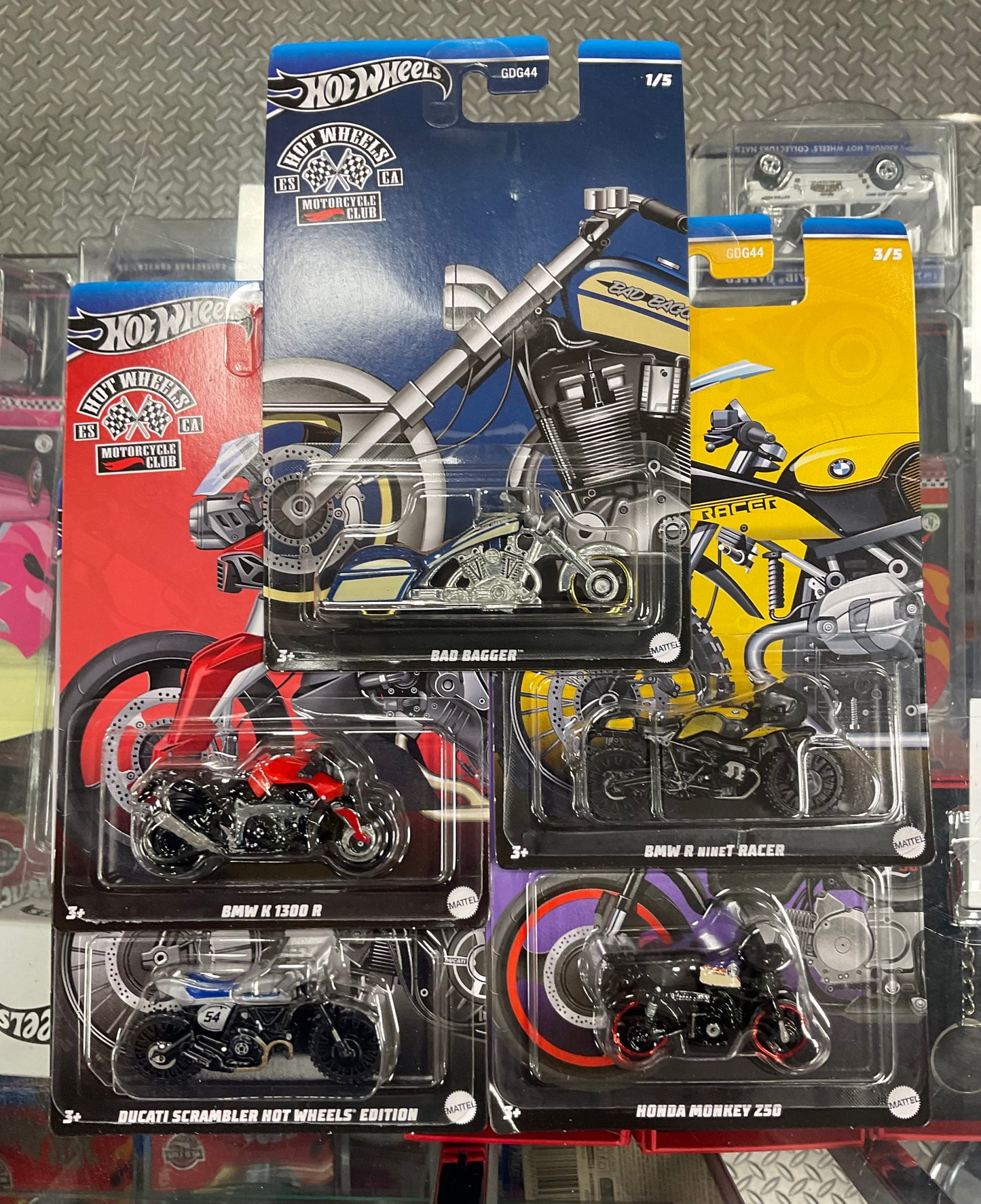 Hot Wheels Motorcycle Club Set 957H