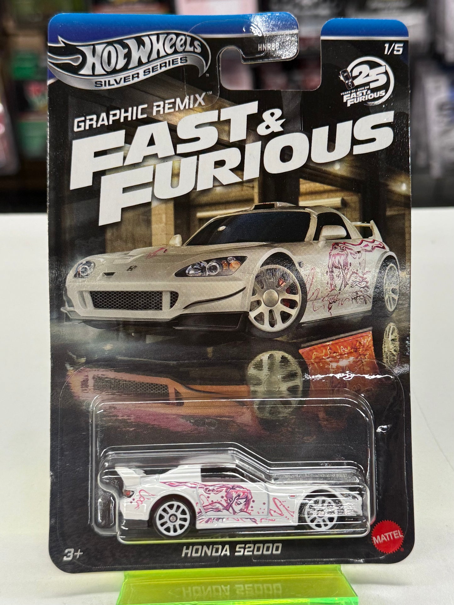 Hot Wheels Silver Series Fast & Furious Graphic Remix Set of 5