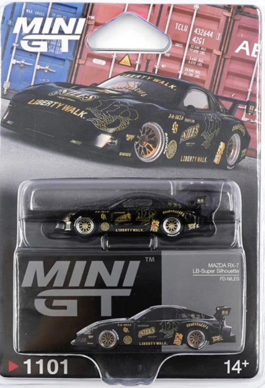 Mini GT #1101 MAZDA RX-7 LB-Super Silhouette FD-NILES – Black