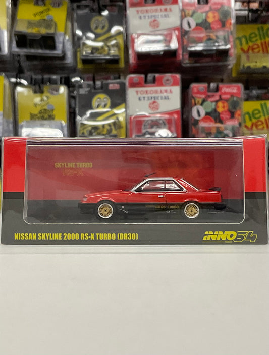 Inno64 Nissan Skyline 2000 RS-X Turbo (DR30) Red/Black