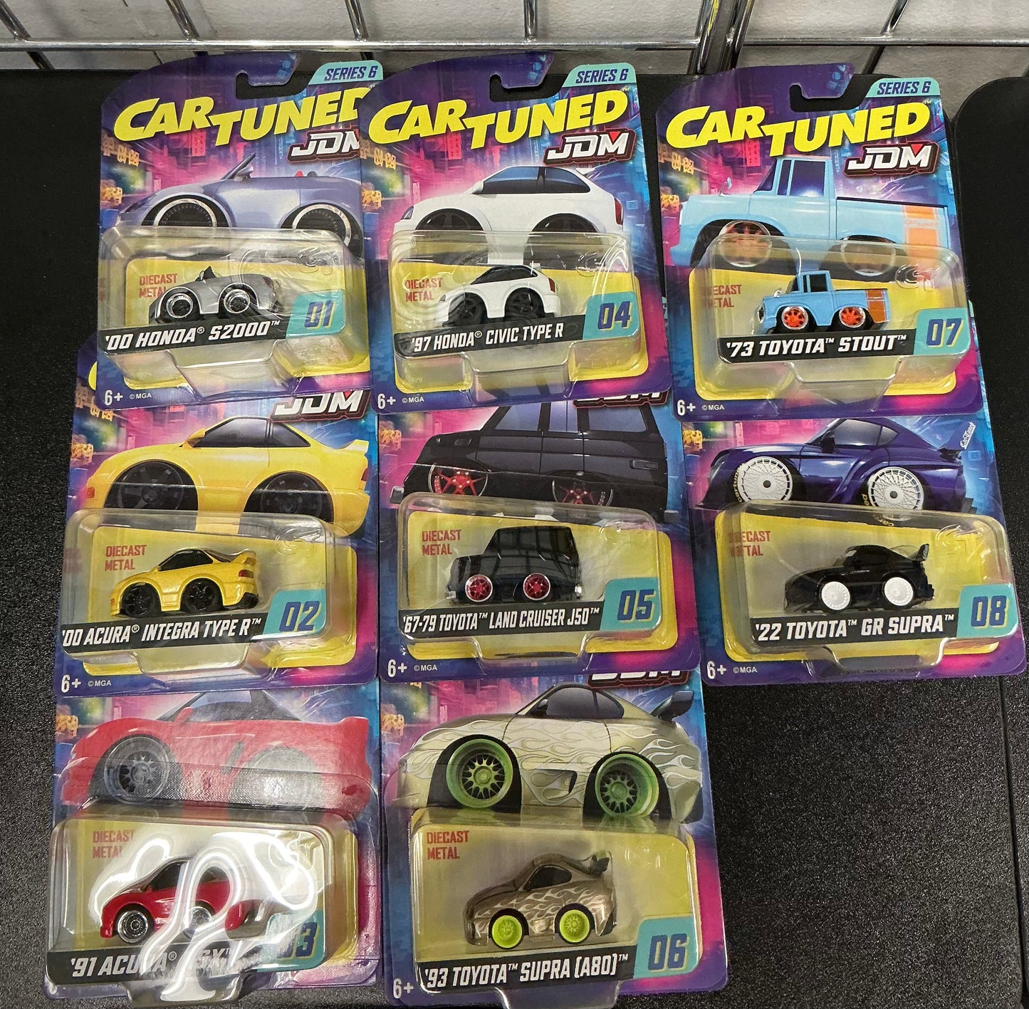 Car Tuned Series 6 JDM Tuners Assortment Set Of 8 558675-XX5