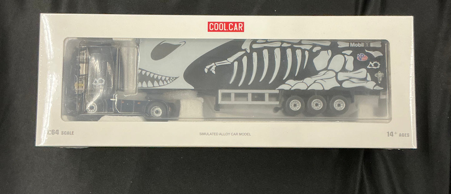 CC Black Dinosaur Scania Container Truck Model