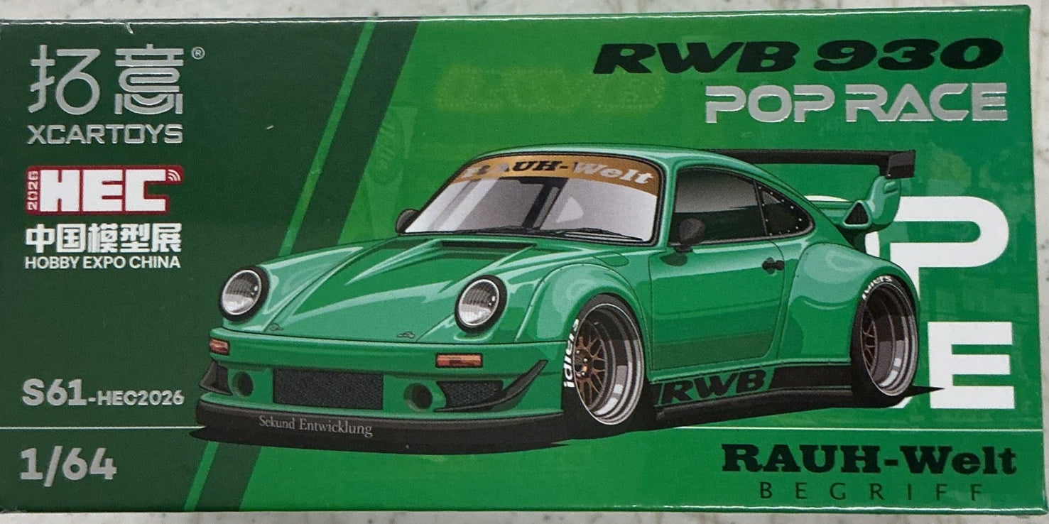 Pop Race Porsche 911 930 RWB HEC 2026 – Diecastz