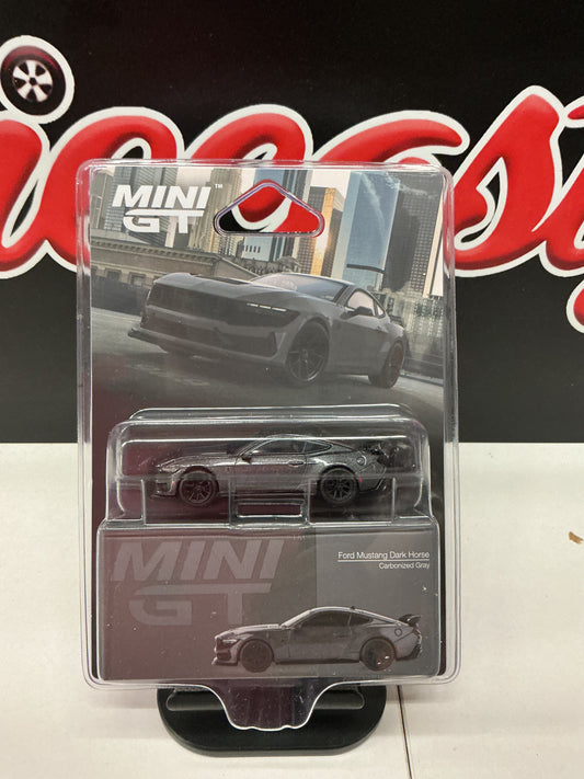 Mini GT 957 Ford Mustang Dark Horse Carbonized Gray