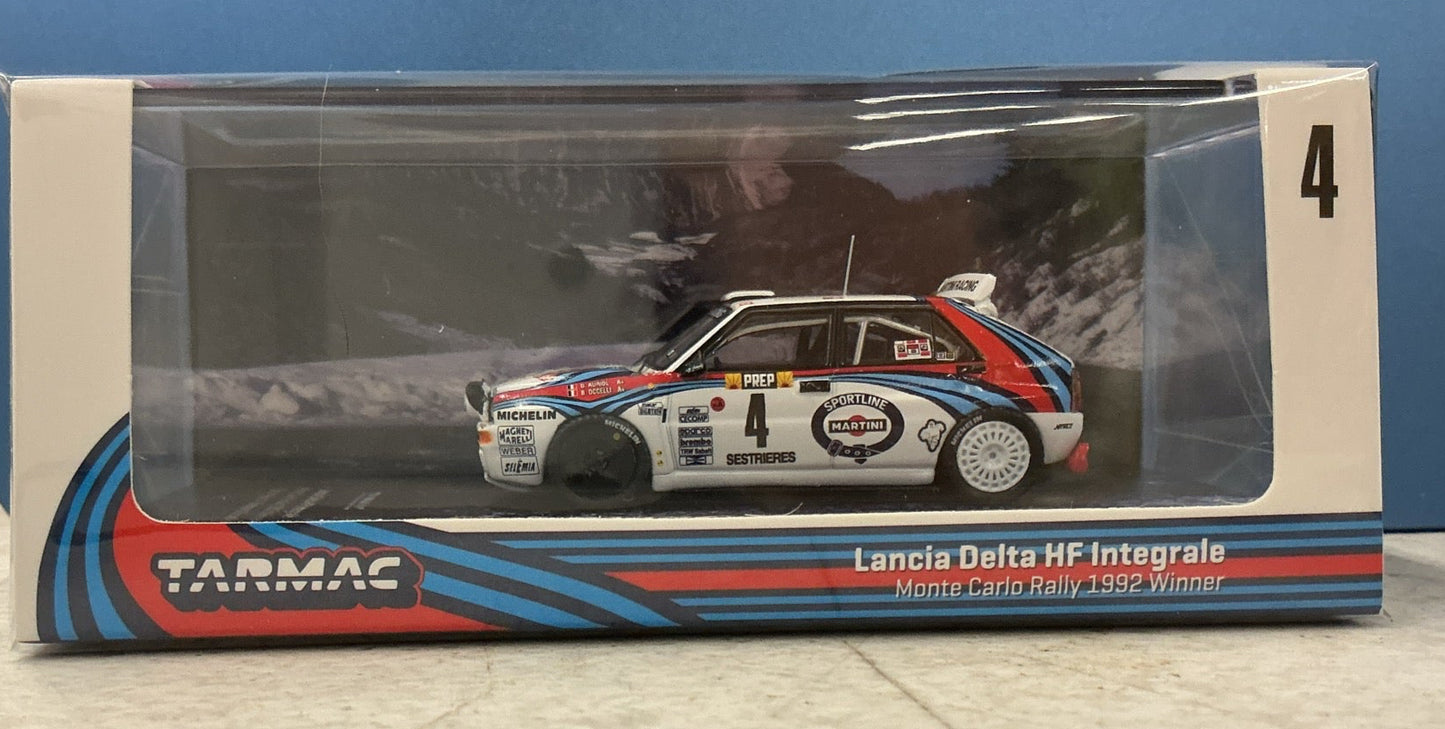 Tarmac Works Lancia Delta HF Integrale Monte Carlo Rally 1992 Winner