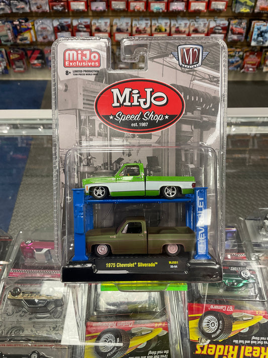 M2 Machines Mijo Speed Shop 1975 Chevrolet Silverado Two-Pack