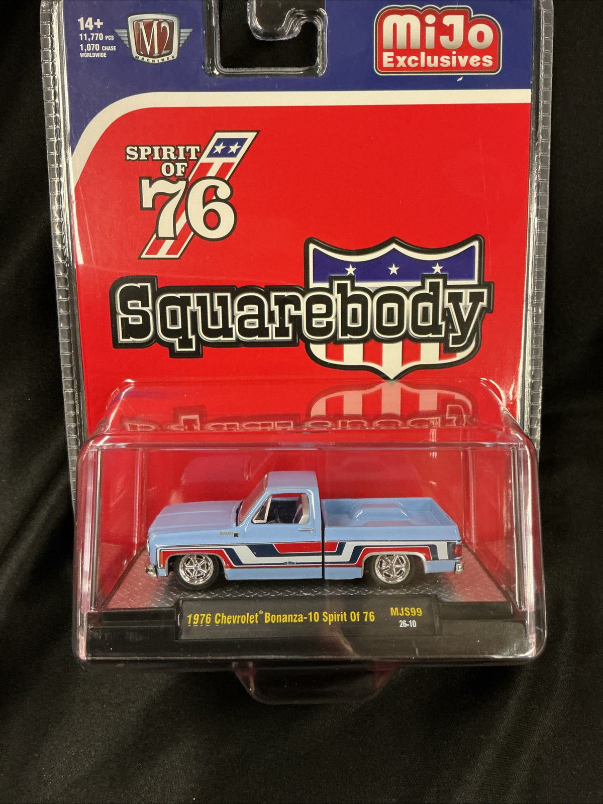 M2 MACHINES 1976 CHEVY SILVERADO BONANZA-10 SQUAREBODY USA