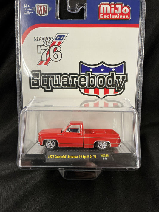 M2 MACHINES 1976 CHEVY SILVERADO BONANZA-10 SQUAREBODY USA MJS98