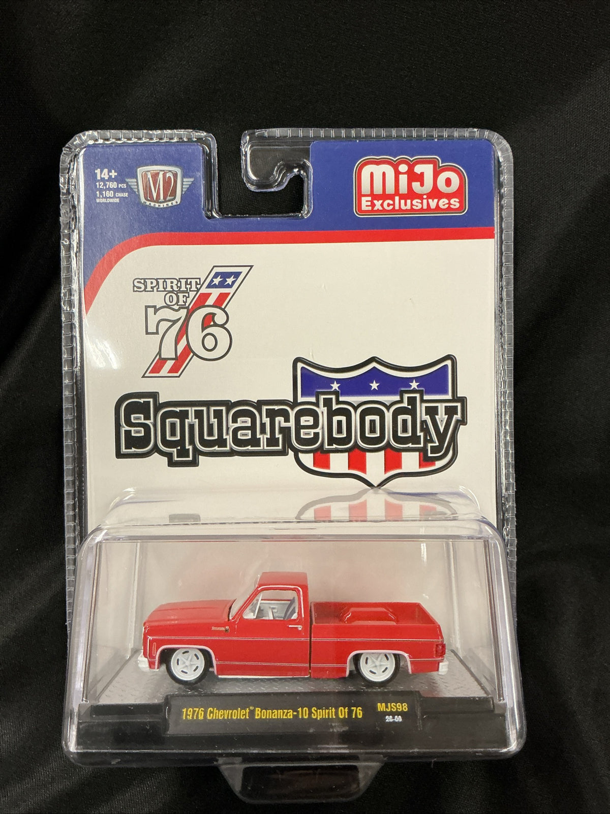 M2 Machines 1976 Chevrolet Silverado Bonanza-10 SPIRIT 76 Squarebody chase