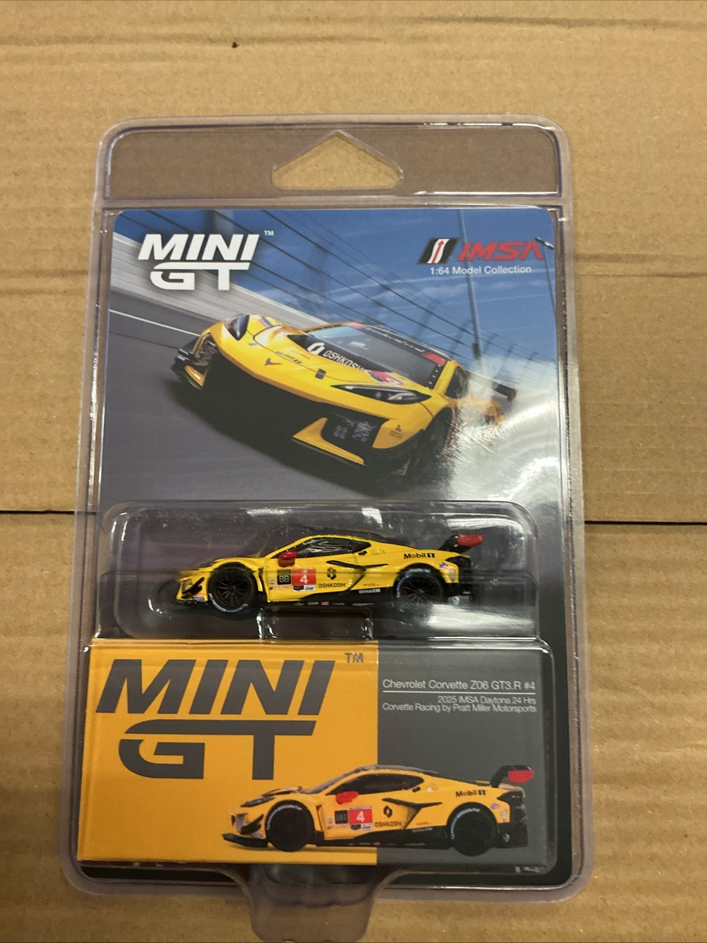 Mini GT Chevrolet Corvette Z06 GT3 R #4 2025 IMSA Daytona #1197