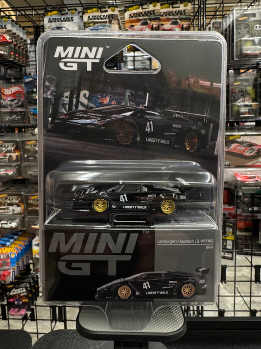 Mini GT 1081 Lamborghini Countach LB-WORKS Black