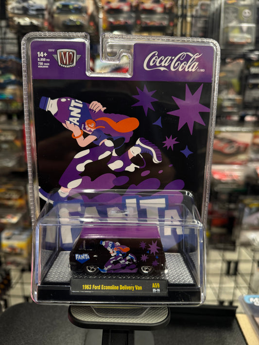 M2 Machines 1963 Ford Econoline Delivery Van Fanta