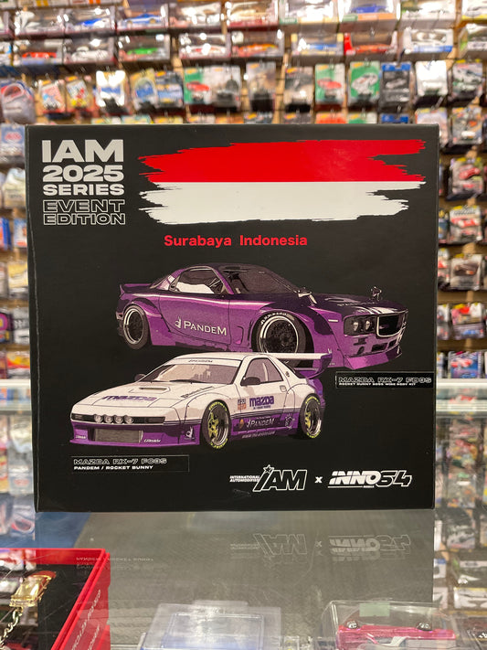 Inno64 IAM x INNO64 Surabaya Indonesia Mazda RX-7 FD3S Rocket Bunny Boss Wide Body, Mazda Rx-7 FC3S Pandem/Rocket Bunny