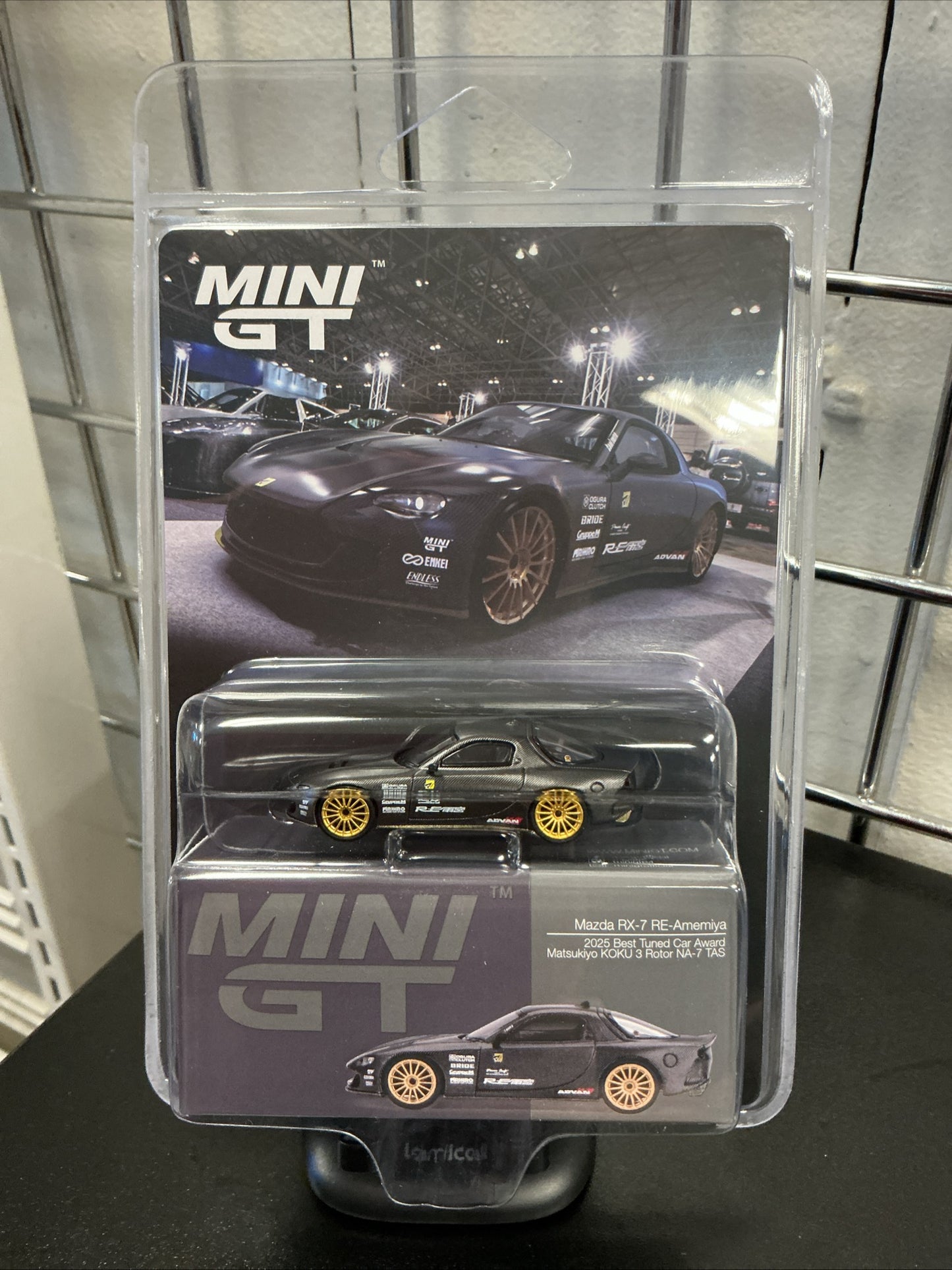 Mini Gt 1205 Mazda RX7 RE-Amemiya 2025 Best Tuned Car Award Matskiyo KoKu 3 Rotor NA-7 TAS