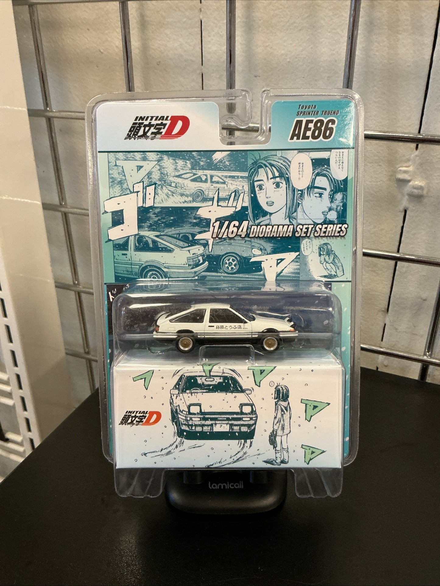 INITIAL D TOYOTA SPRINTER TRUENO AE86 DIORAMA SET SERIES