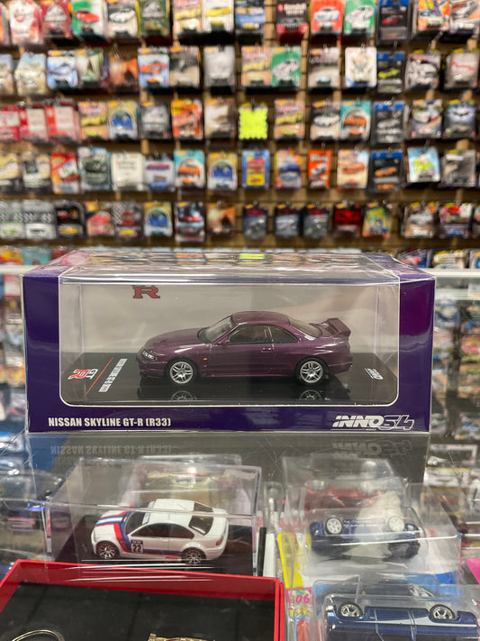 Inno64 Nissan Skyline GT-R (R33) Midnight Purple