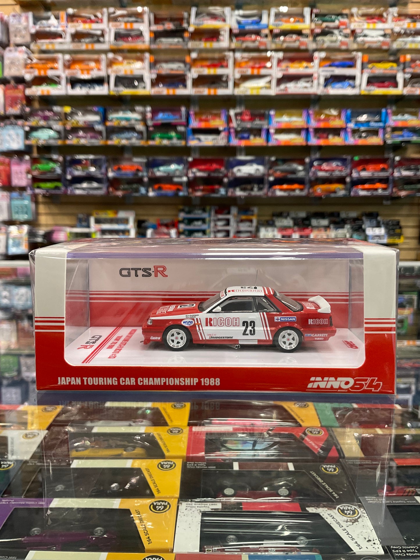 INNO64 nissan skyline gts-r (r31) #23 “ricon” JTC 1988