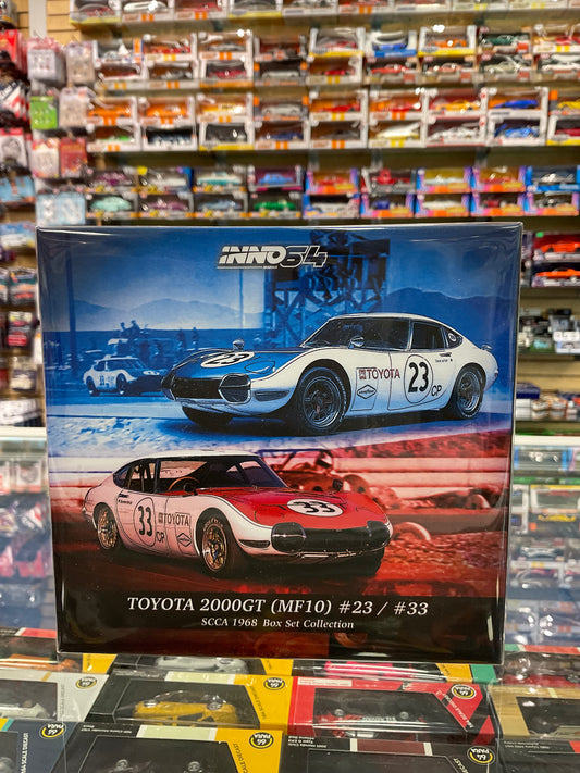 INNO64 Toyota 2000GT (MF10) #23/#33 Scca 1968 Box Set Collection