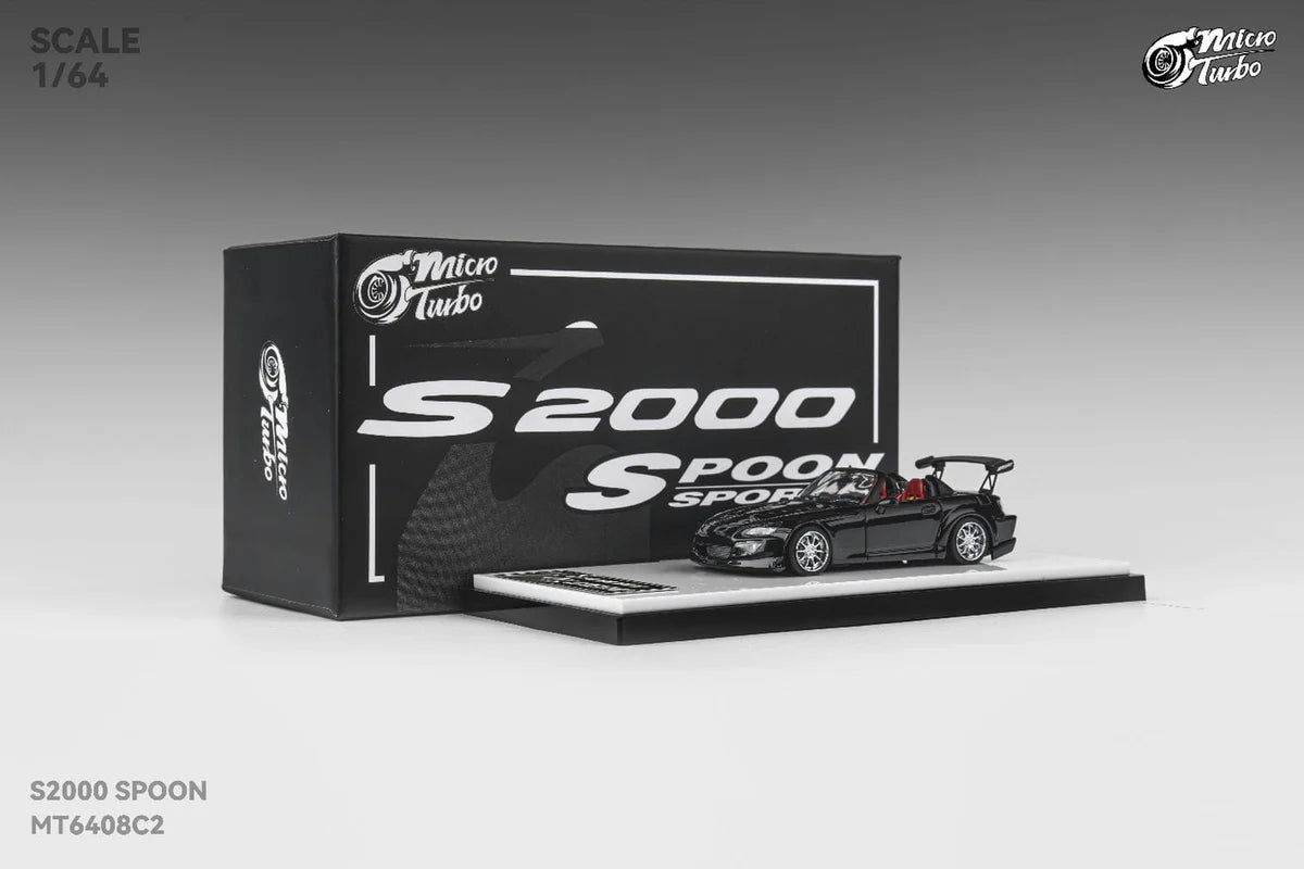Micro Turbo S2000 Spoon Sports Metallic Black