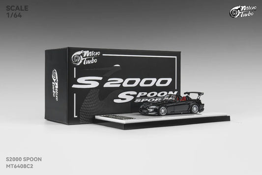 Micro Turbo S2000 Spoon Sports Metallic Black