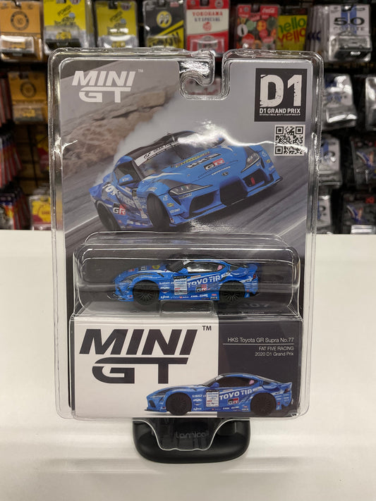 Mini GT 307 HKS Toyota GR Supra No.77 FAT FIVE RACING 2020 D1 Grand Prix