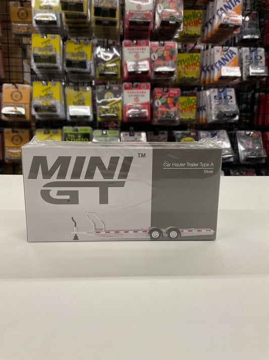 Mini GT AC15 Car Hauler Trailer Type A Silver