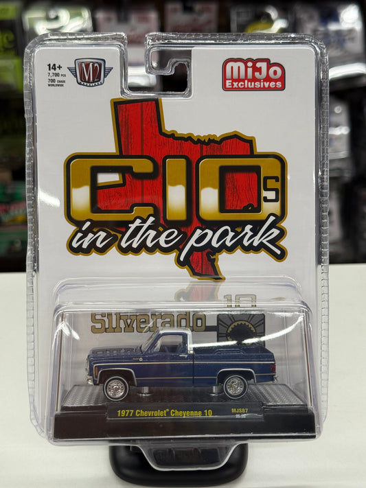 M2 C10s in the park 1977 Chevrolet Cheyenne 10