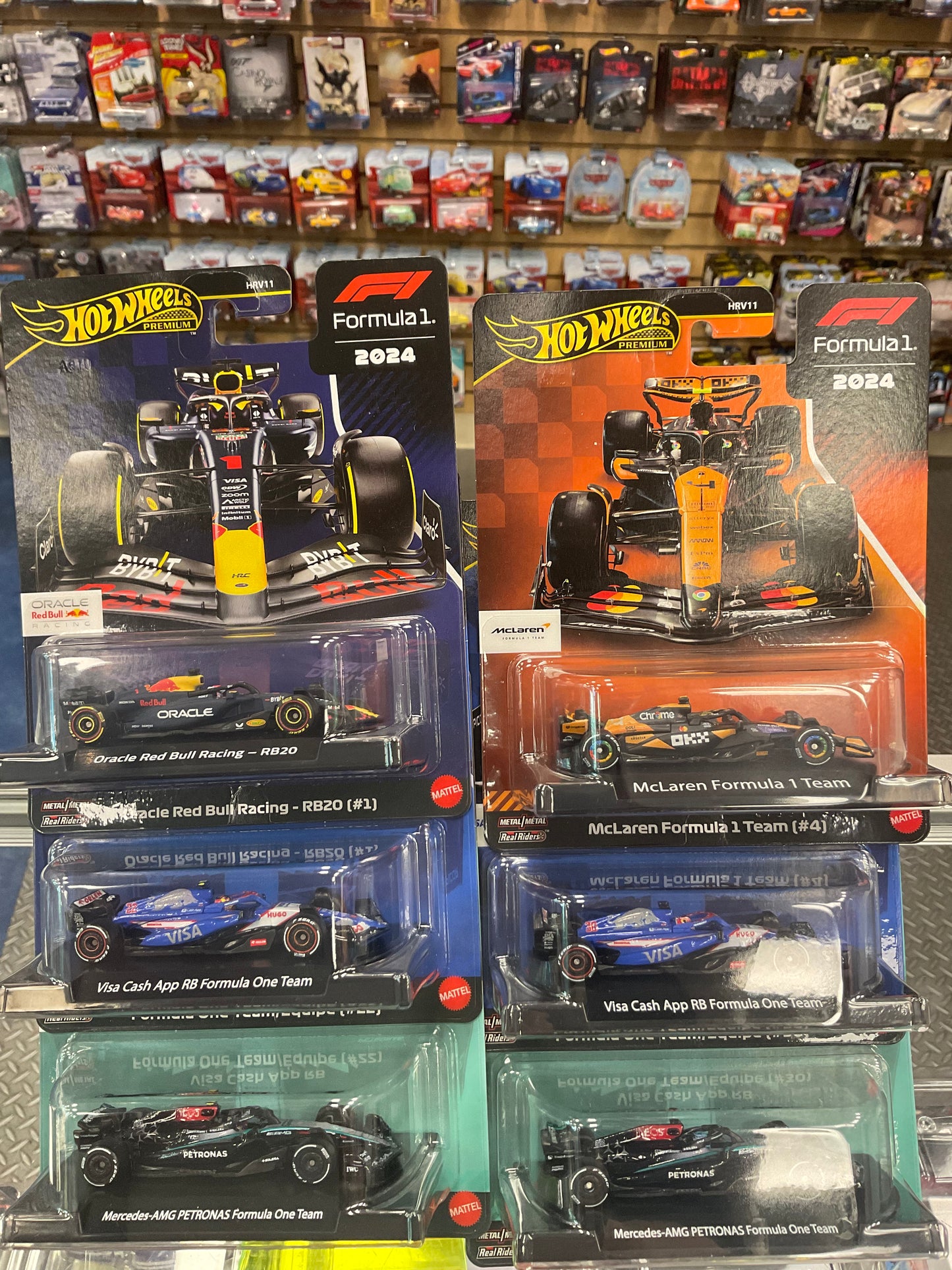 Hot Wheels Formula 1 2024 Set Of 6 3rd Release