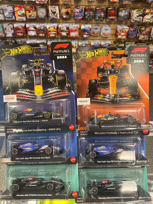 Hot Wheels Formula 1 2024 Set Of 6 3rd Release