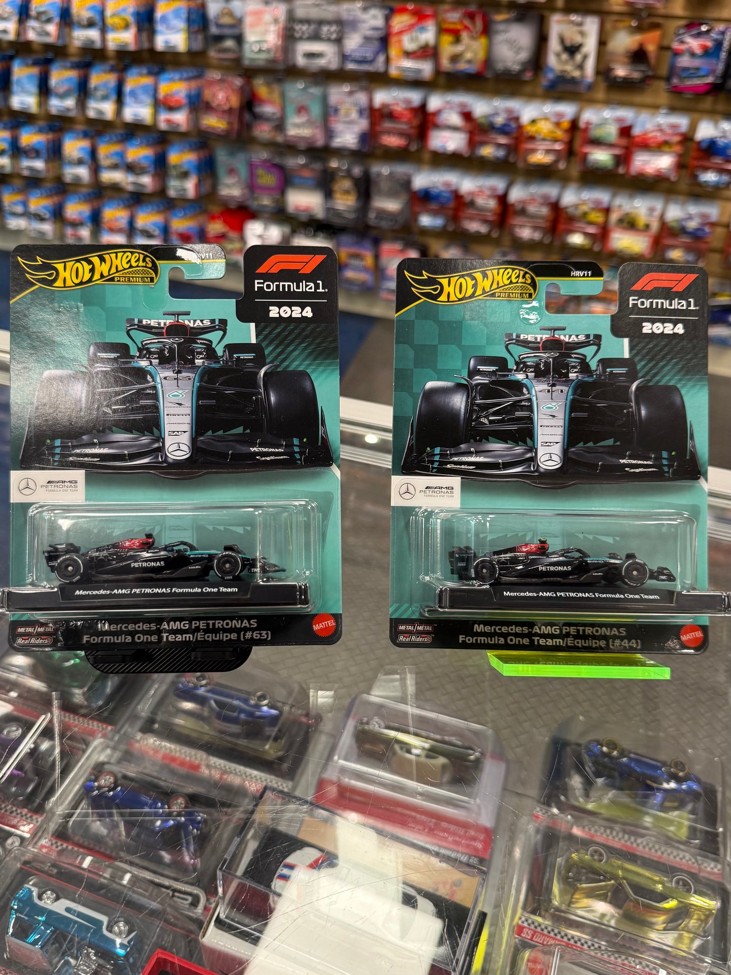 Hot Wheels Formula 1 Mercedes-AMG 2024 set of 2 3rd release