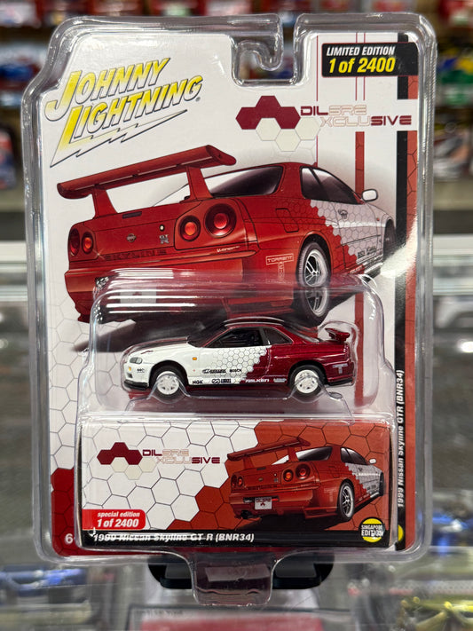 Johnny Lightning 1999 Nissan Skyline GT-R (BNR34)