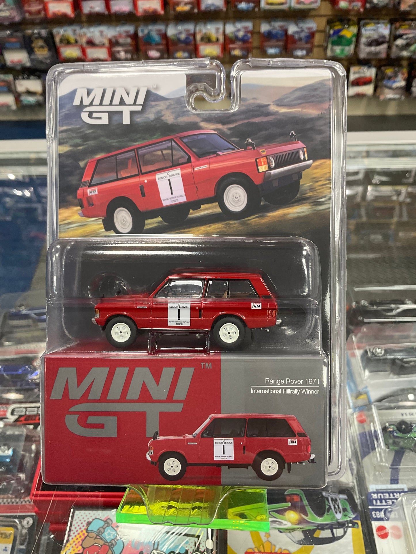 MiniGT 893 Range Rover 1971 International Hillrally Winner