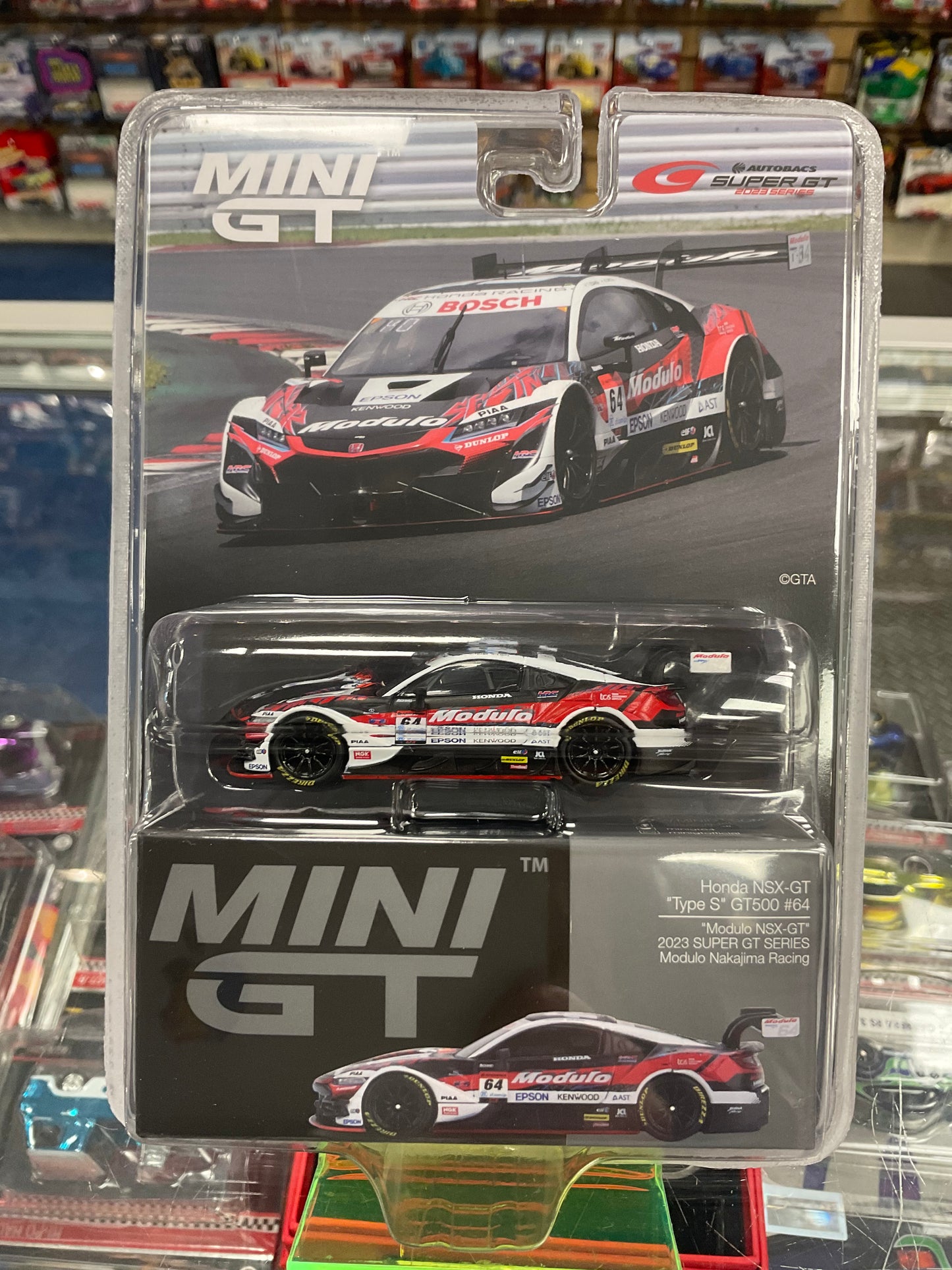 MiniGT 992 Honda NSX-GT "Type S" GT500 #64 "Modulo NSX-GT" 2023 SUPER GT SERIES Modulo Nakajima Racing