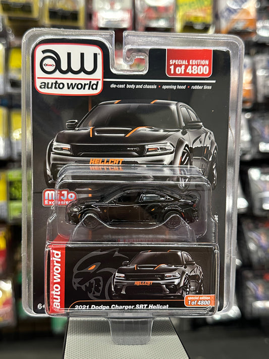Auto World 2021 Dodge Charger SRT Hellcat Black
