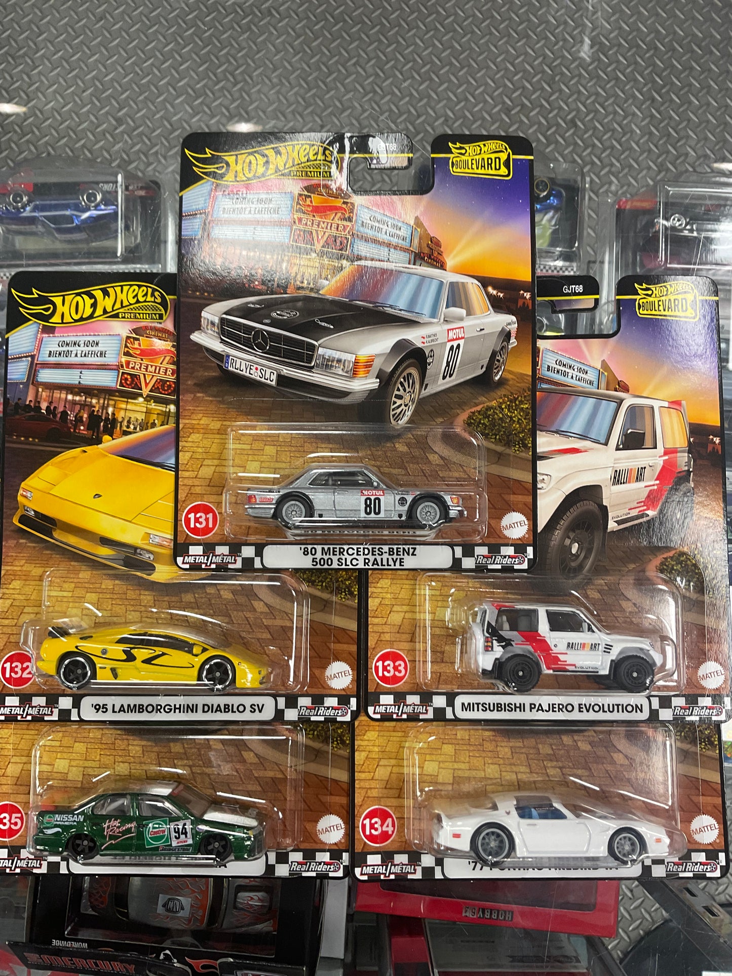 Hot Wheels Premium Boulevards #131-135 958D