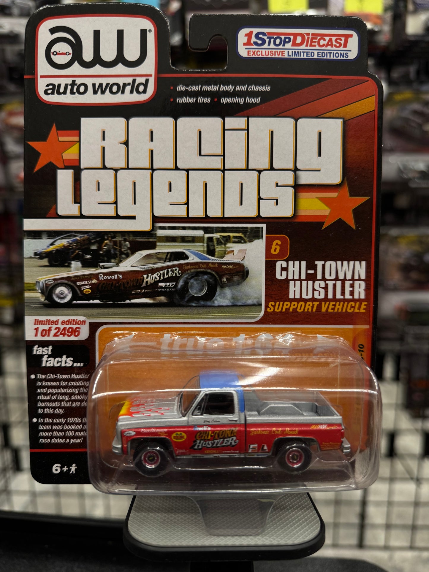 Auto World Racing Legends CHI-TOWN HUSTLER Support Vehicle 1973 Chevrolet C-10