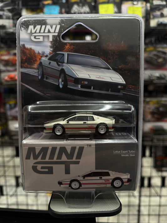 Mini GT 1109 Lotus Esprit Turbo Metallic Silver