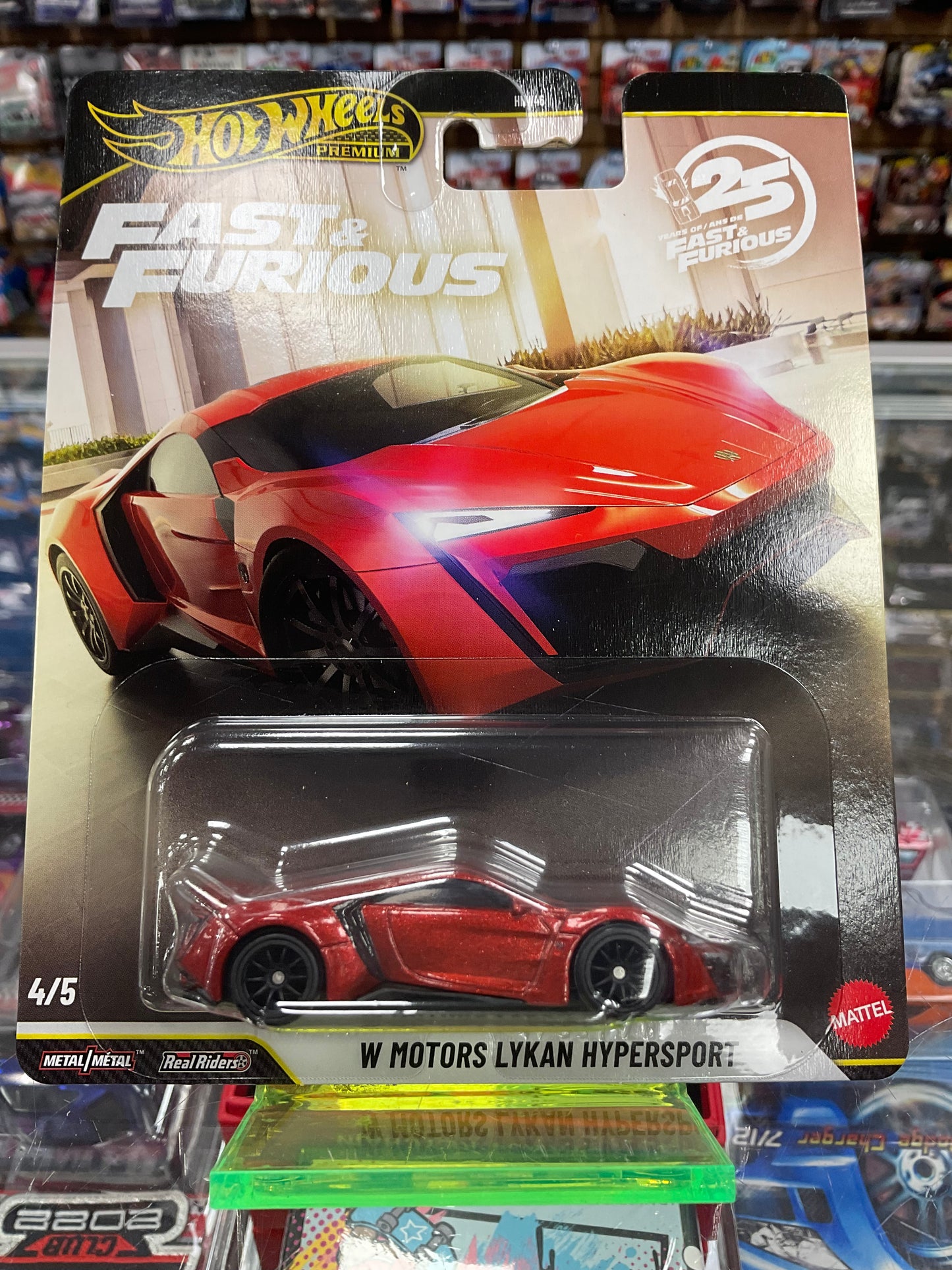 Hot Wheels 25 Years of Fast & Furious Set