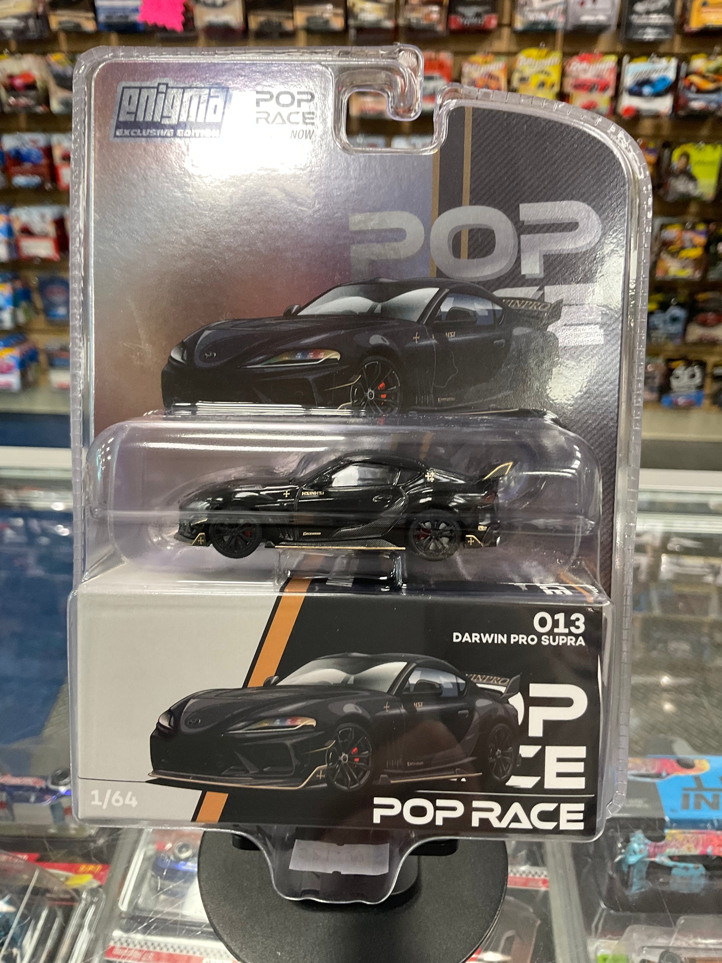 Pop Race Darwin Pro Supra Black #013 Enigma Exclusive Edition