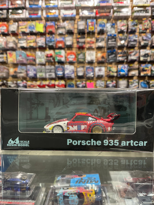 Red Chong Resin Model Porsche 935 Artcar
