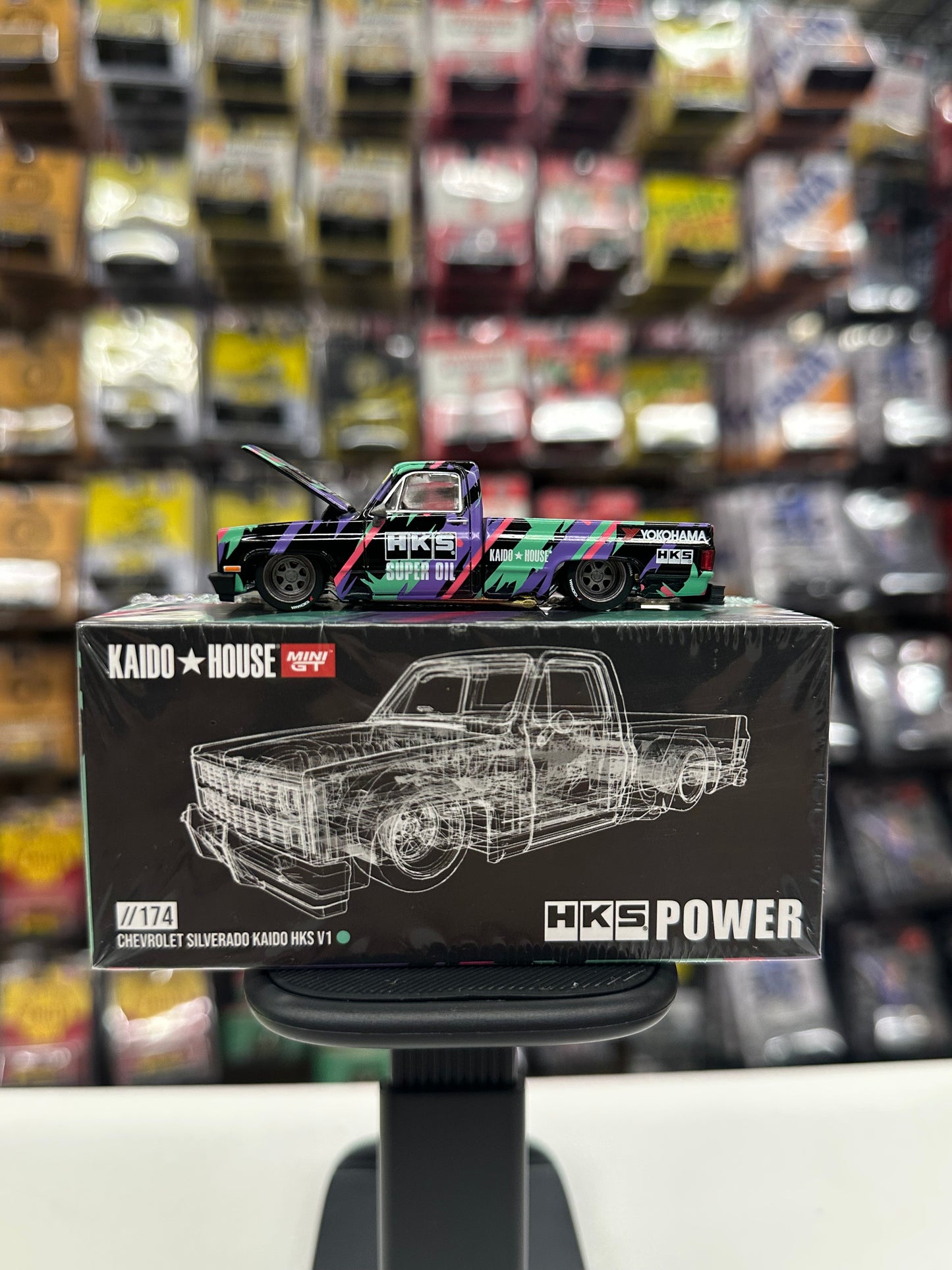 街道ハウス HKS POWER Silverado V1 チェイスカー 1/64 Kaido House 街道ハウス HKS POWER Silverado V1 チェイスカー 1/64 Kaido House