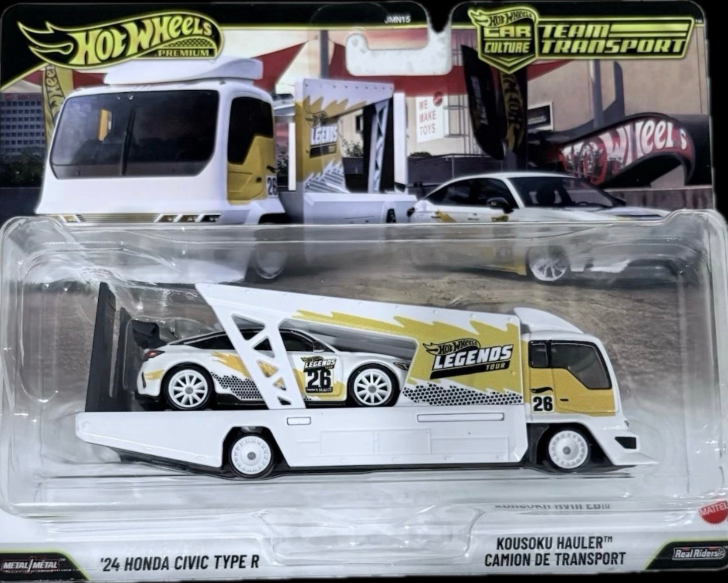 Hot Wheels 2026 Team Transport Legends Tour '24 Honda Civic Type R
