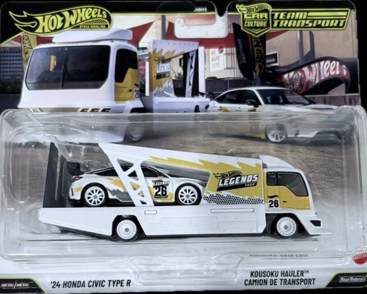 Hot Wheels 2026 Team Transport Legends Tour '24 Honda Civic Type R
