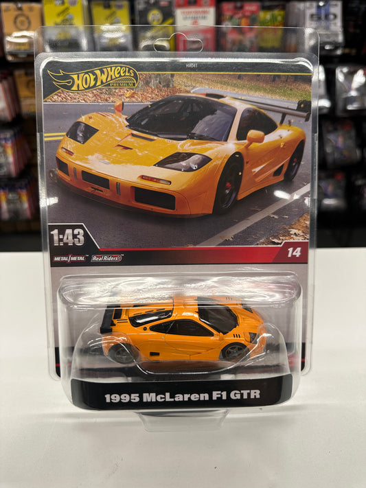 Hot Wheels Premium 1:43 Scale 1995 McLaren F1 GTR #14